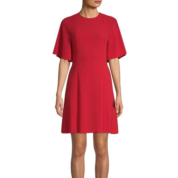 sandro red dress